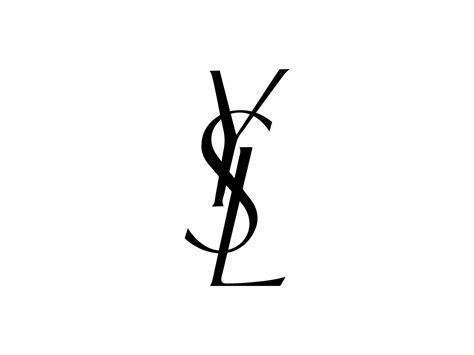 ysl black logo|ysl logo transparent.